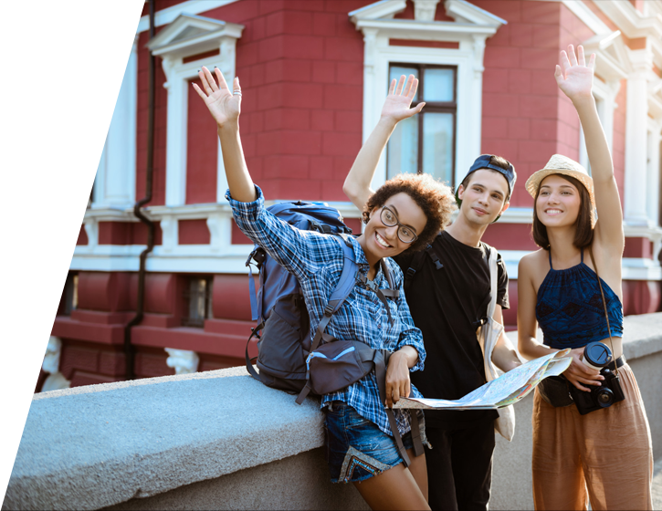 Students celebrating success